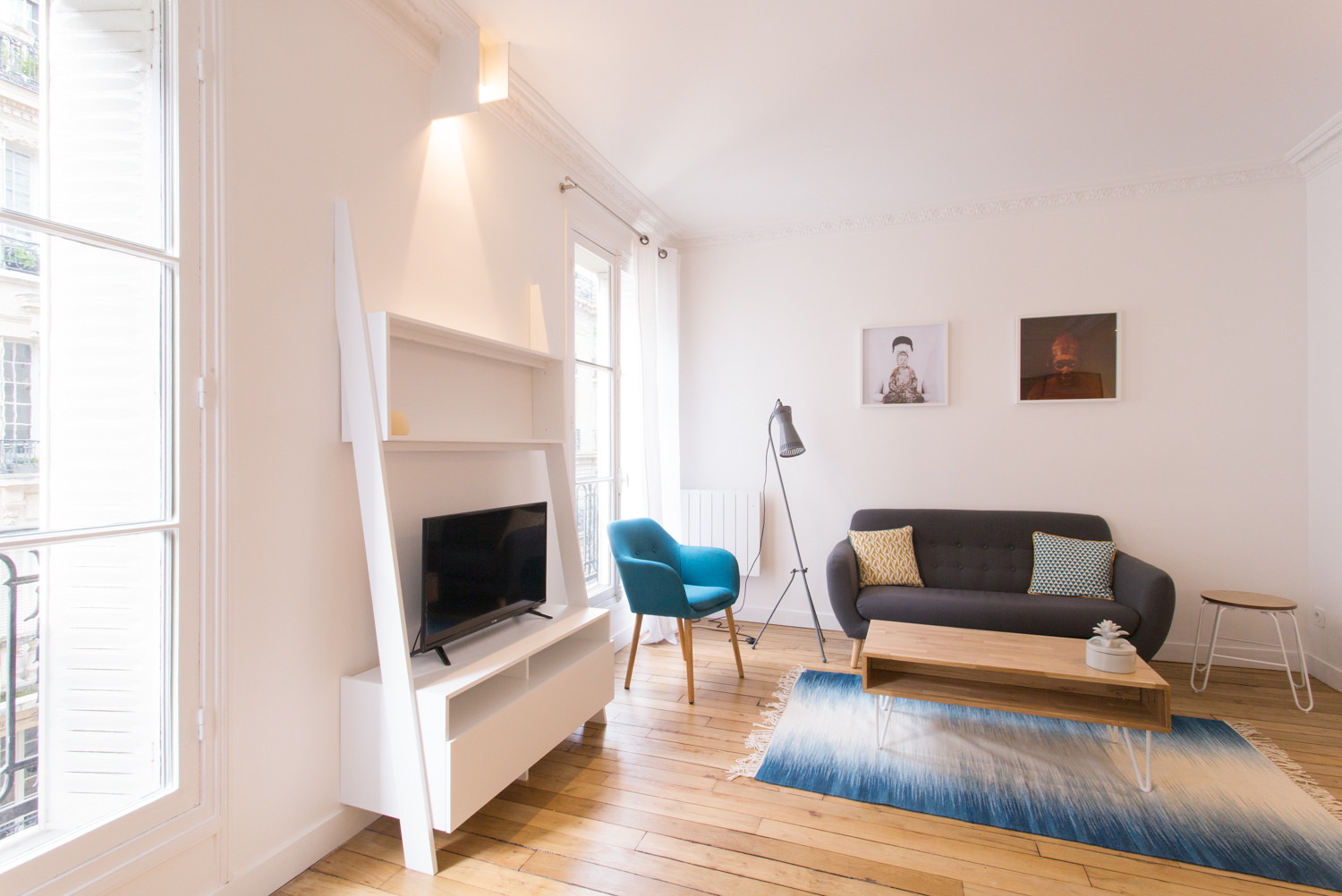 Rénovation complète d'un appartement dans un esprit moderne