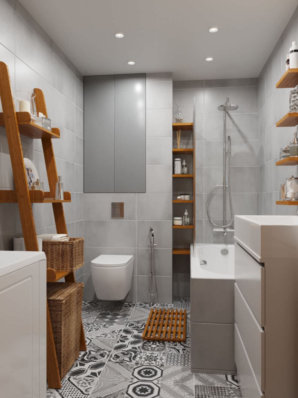 Дизайн совмещенного санузла