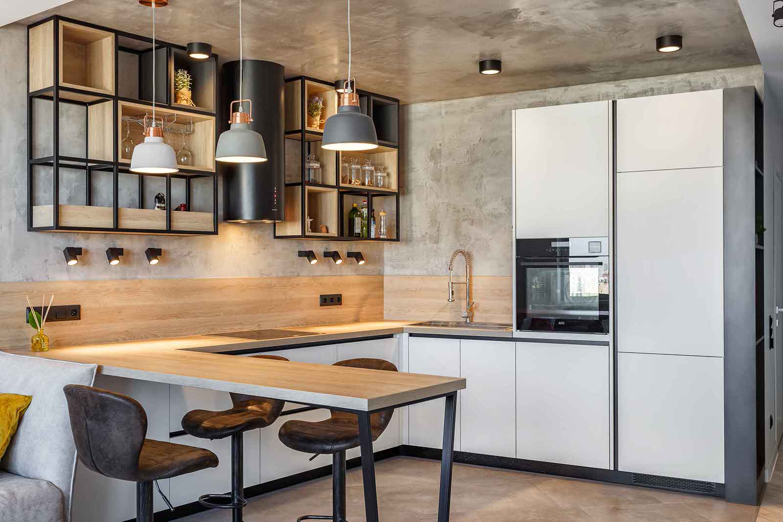 Белая кухня