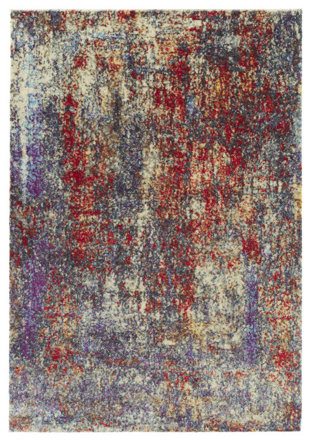 Addison Amelia Abstract Splash Area Rug, 3'3