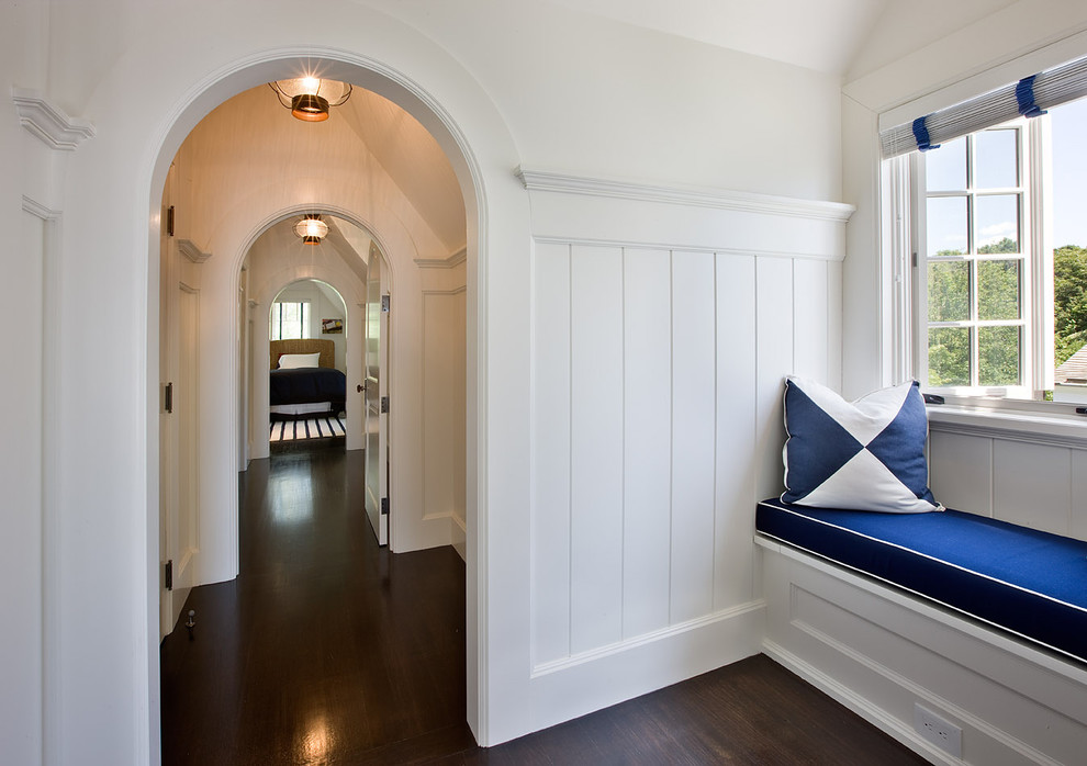 This is an example of a traditional hallway in Boston.