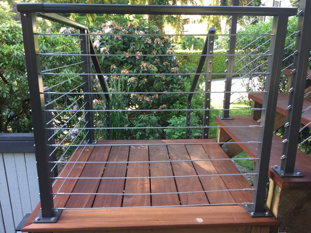 Aluminum Cable Railing - Seattle - by Rescom Railing Systems | Houzz IE