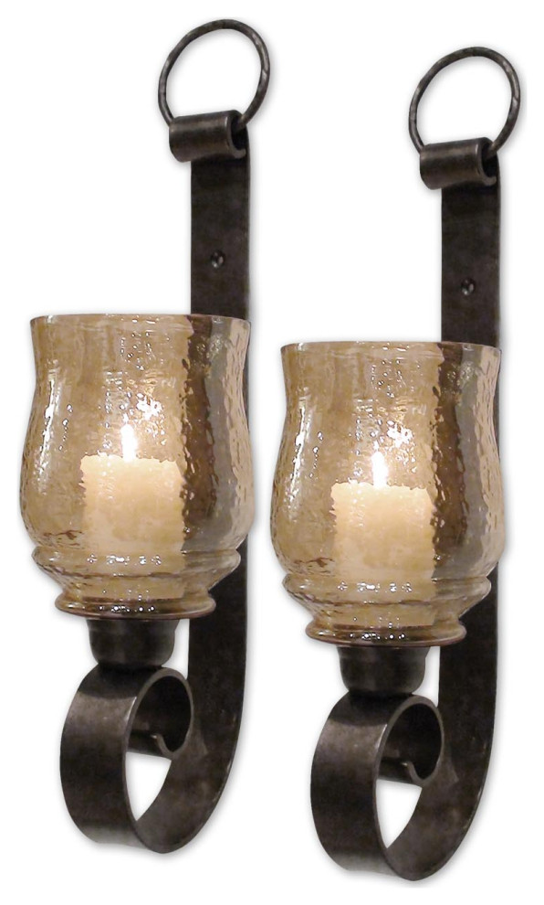 Uttermost Joselyn Small Wall Sconces, Set of 2