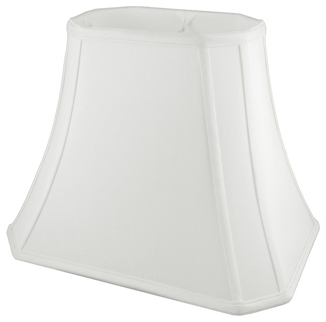 Clyborn Rectangle Bell Faux Silk Lampshade - Transitional - Lamp Shades ...