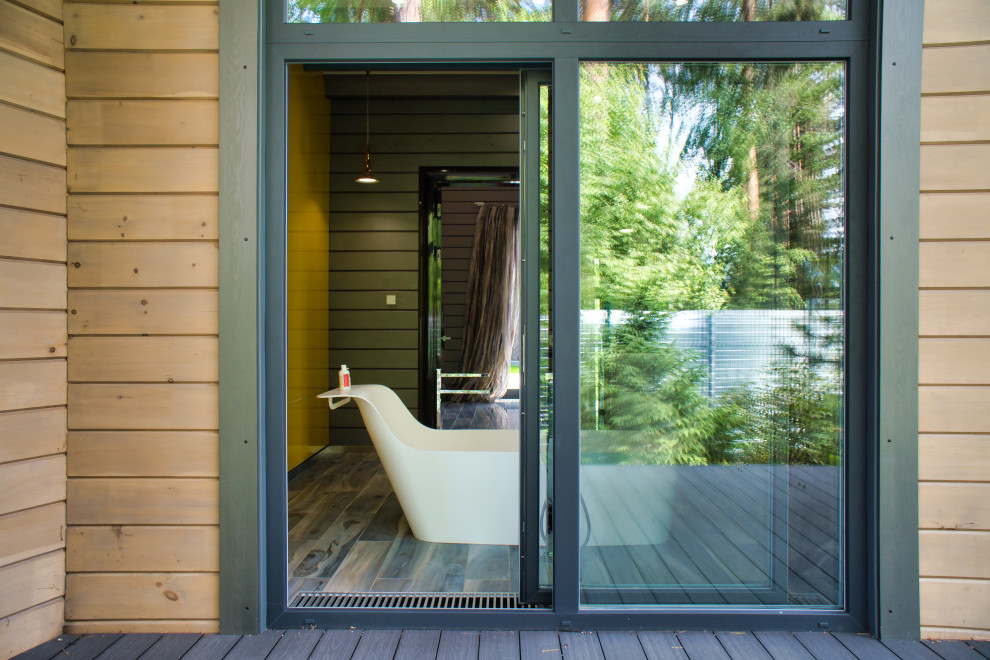 Портальная дверь REHAU GENEO