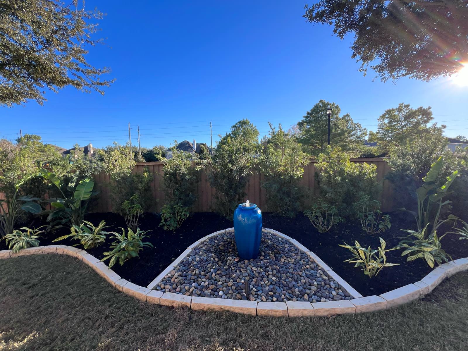 Putting Green, Backyard Paradise and Front yard Makeover in Fulshear!
