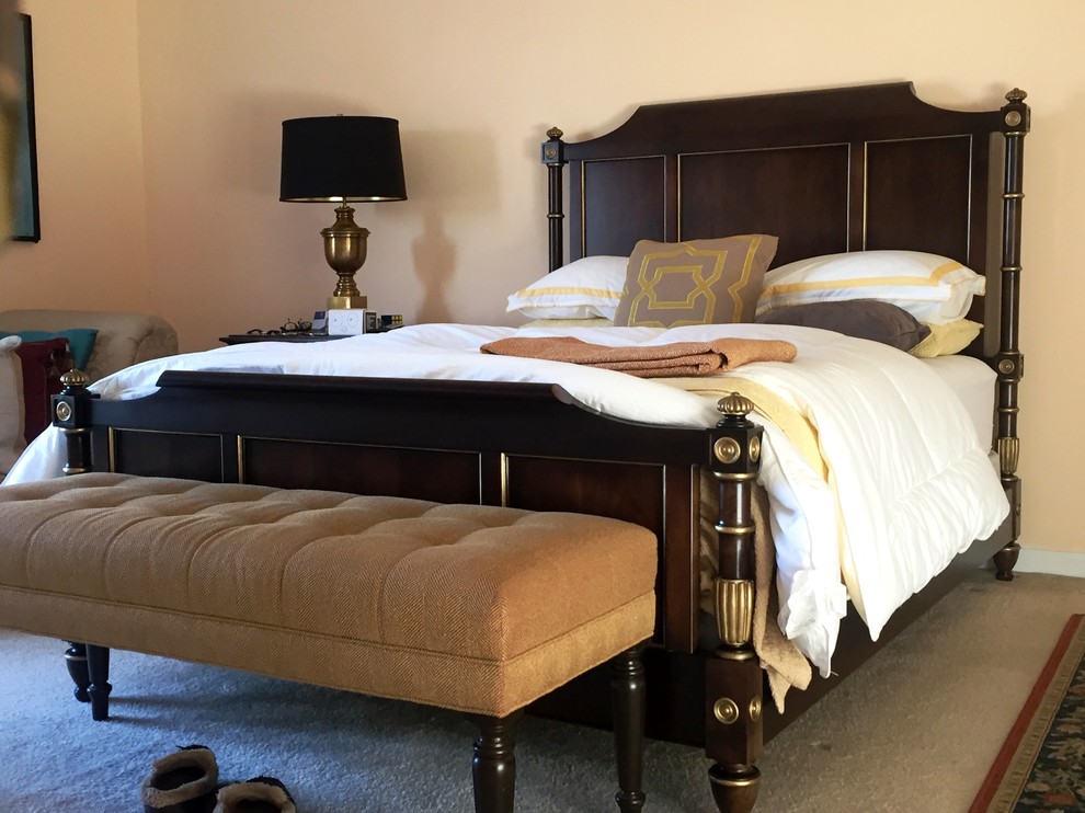 Idee per una camera da letto classica di medie dimensioni