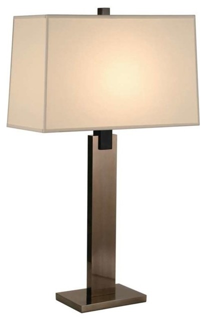 Sonneman 3305.50 Monolith 30 in.H 1 Light Table Lamp in Black Nickel