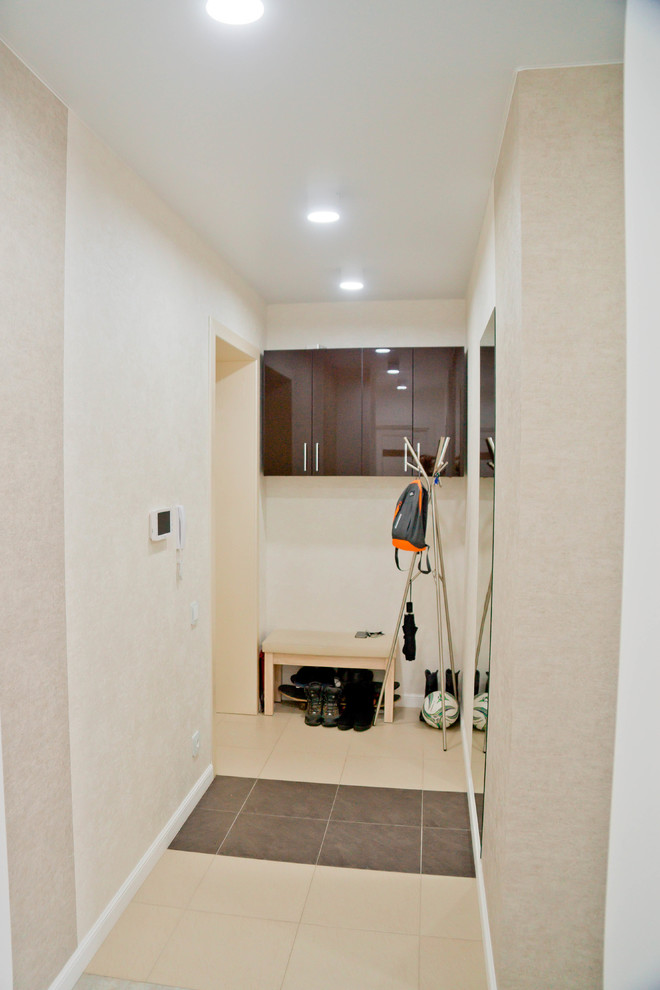 Квартира в современном стиле с элементами этно для молодой семьи