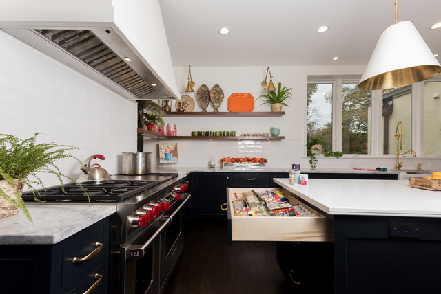 Transitional Kitchen Design nyklassisk-koek