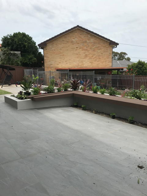 Before backyard - Progress Visit moderne-have