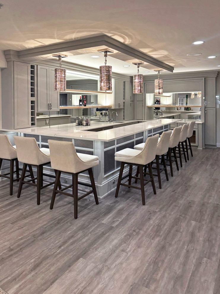 Luxe Libations: A Custom Bar Reveal - Transitional - Home Bar - DC ...