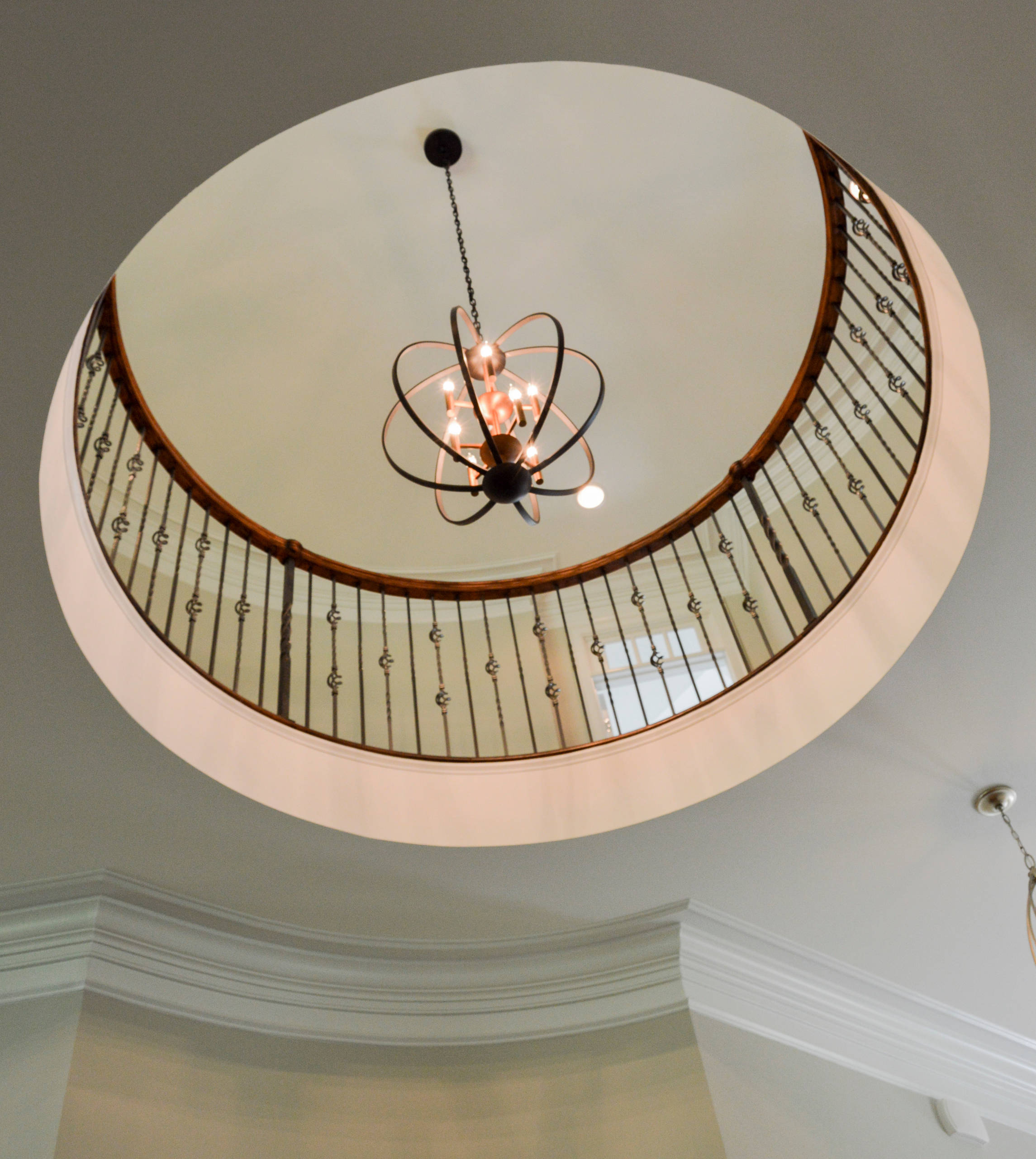 38_European Style Circular Balcony and Multi-level Staircase, Middleburg, VA 201