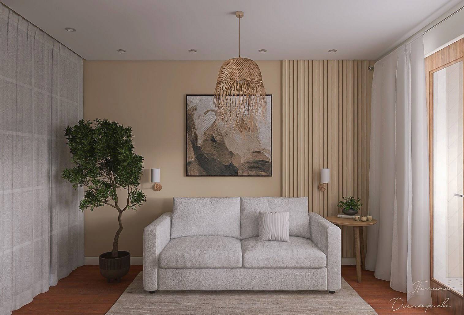 Дизайн однокомнатной квартиры