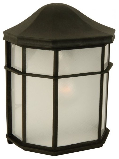 Craftmade Coach Lights 10" Outdoor Wall Light in Textured Matte Black Transitional Outdoor