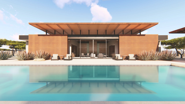 Cattletrack Compound contemporary-swimming-pool