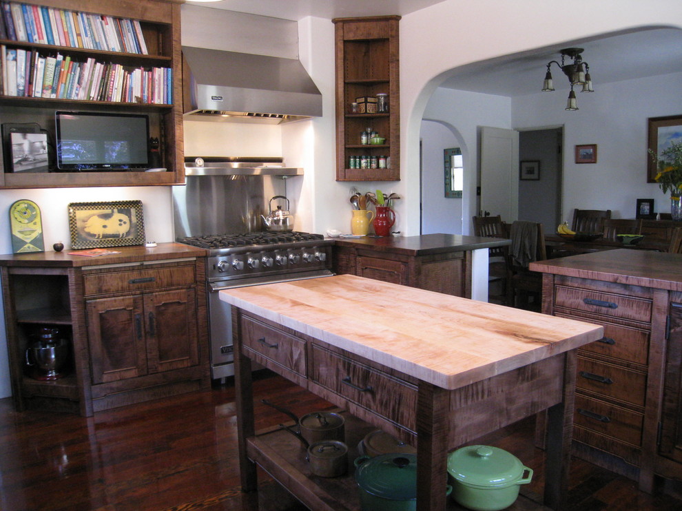 Arts and Crafts Kitchen and Island Remodel Craftsman