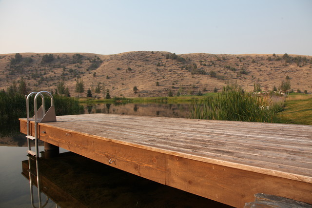 Rustic Deck rustikt-terrasse