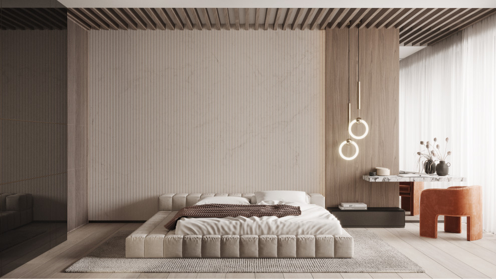 Modern megalopolis apartment