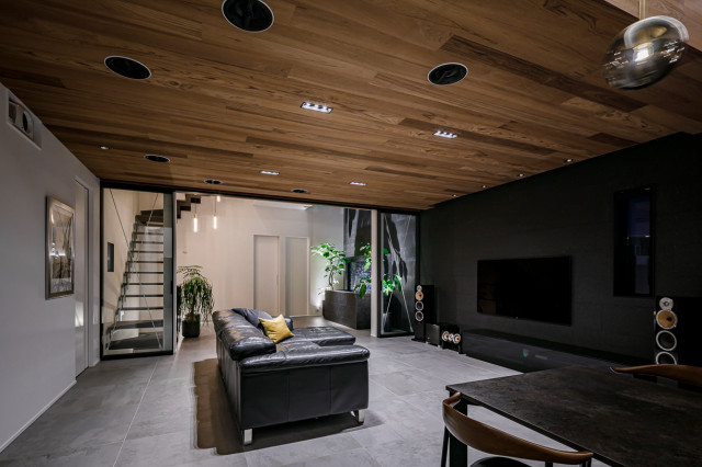 海老江の家 contemporain-salon