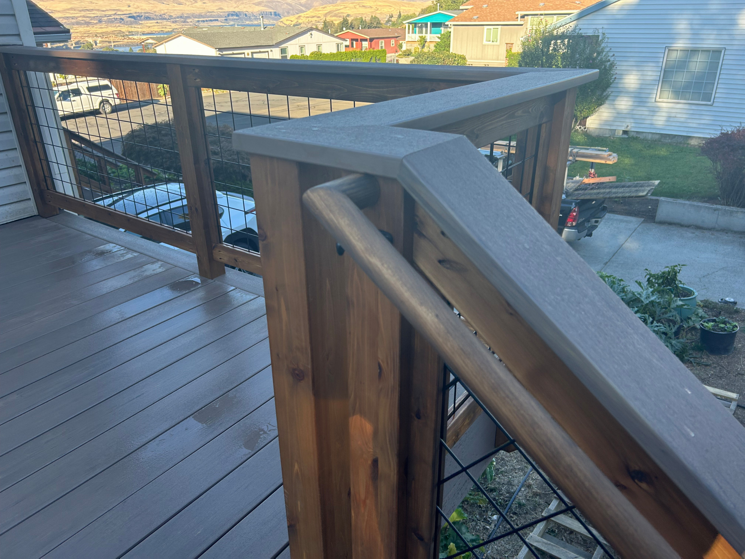 Deck and front entry