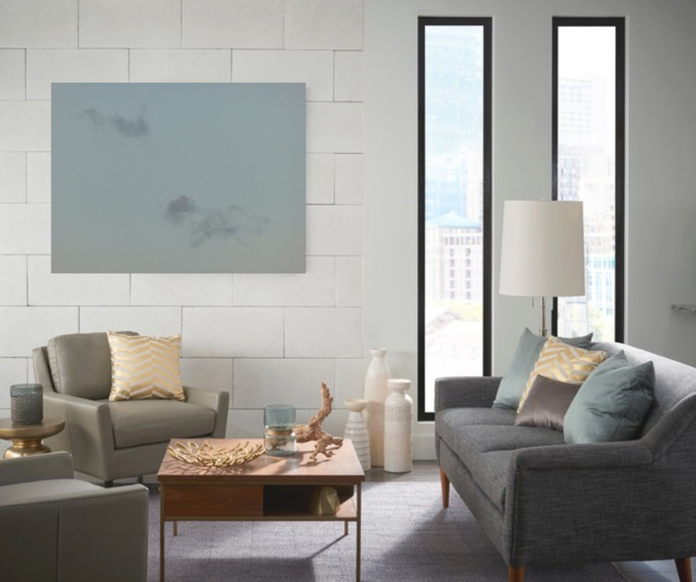 Example of a trendy home design design in San Diego