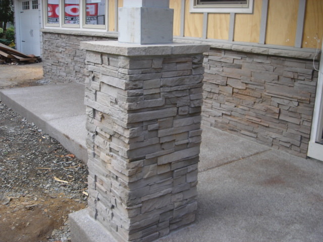 Cultured Stone Veneer - Exterior - Traditional - Patio - portland - by ...