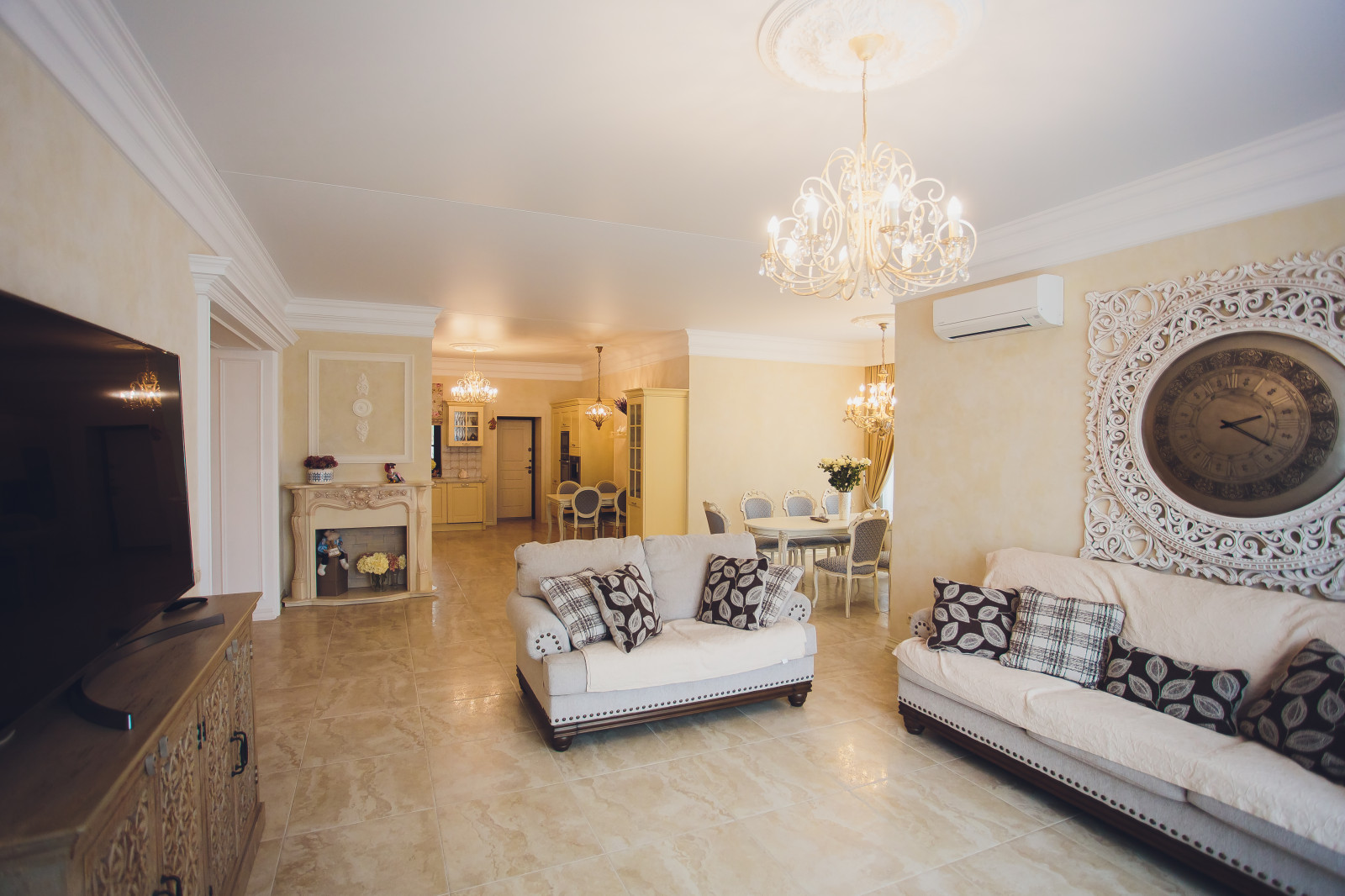 Интерьер коттеджа в Подмосковье