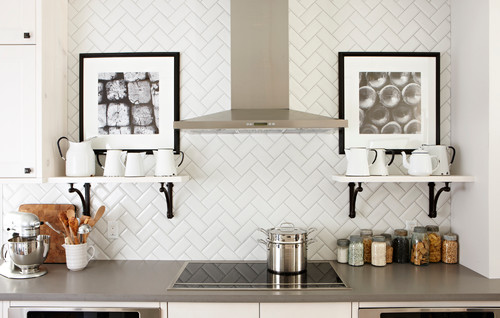 Creative Backsplash Patterns For Standard Tile Shapes