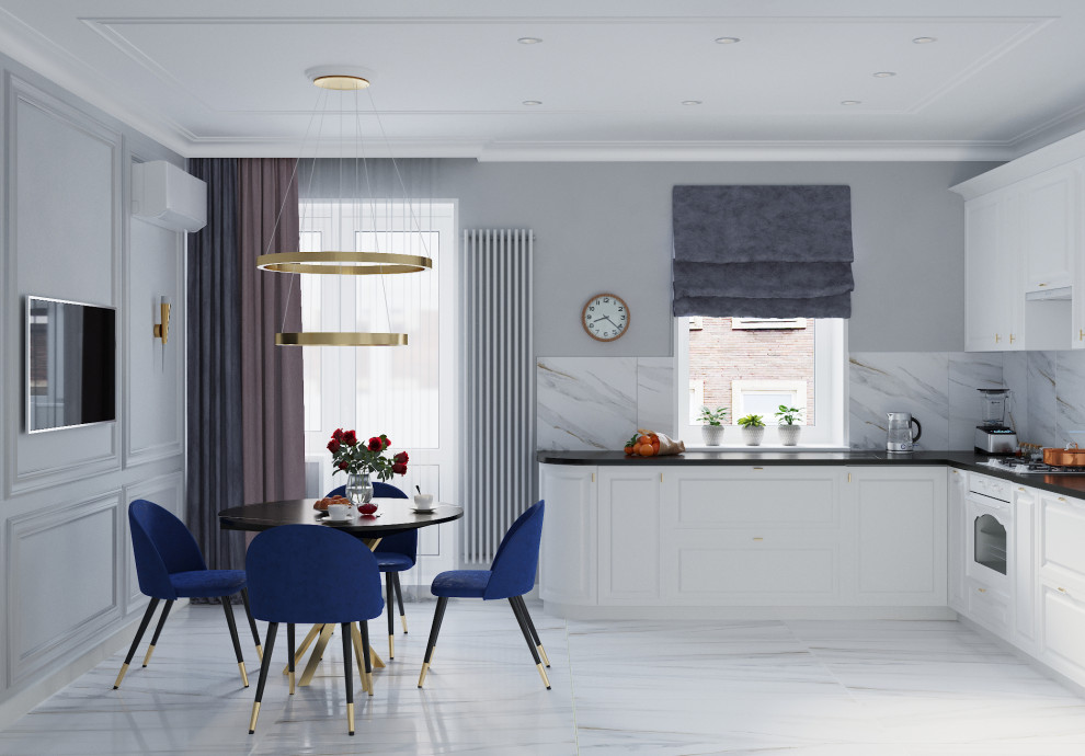 Воздушная неоклассика. Квартира, город Таганрог