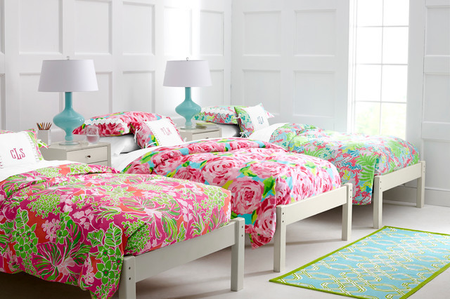 Lilly Pulitzer Sister Florals Bedroom Traditional Bedroom