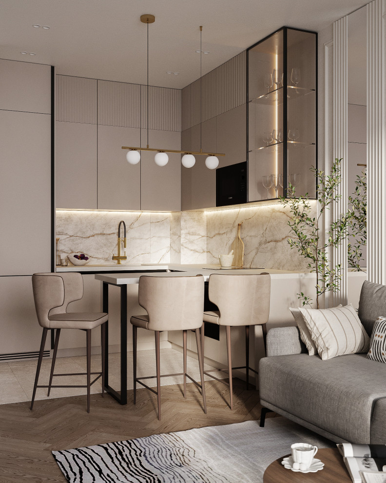 Современная классика 42м2 в ЖК Alia