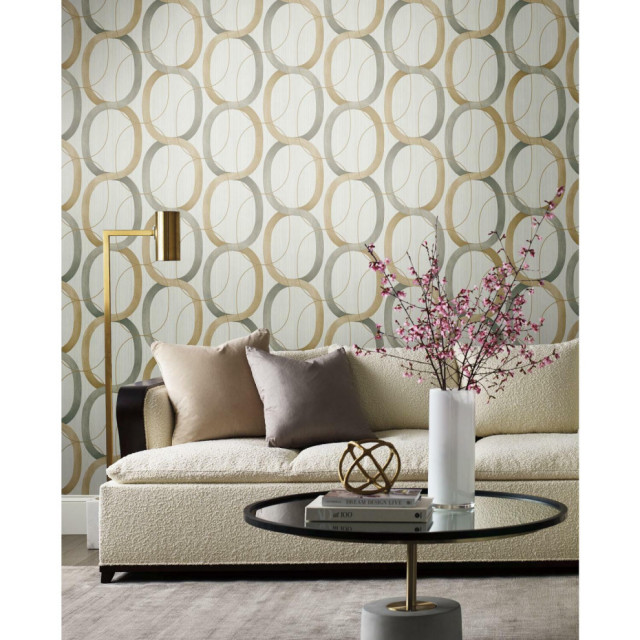 Interloop Wallp Interlock Wallpaper - Contemporary - Wallpaper - by York Wallcoverings ...