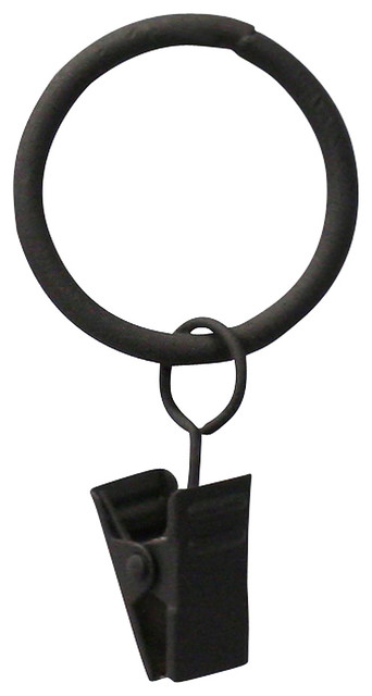 Wrought Iron Curtain Rings Curtain Rod Clips 7 Pack