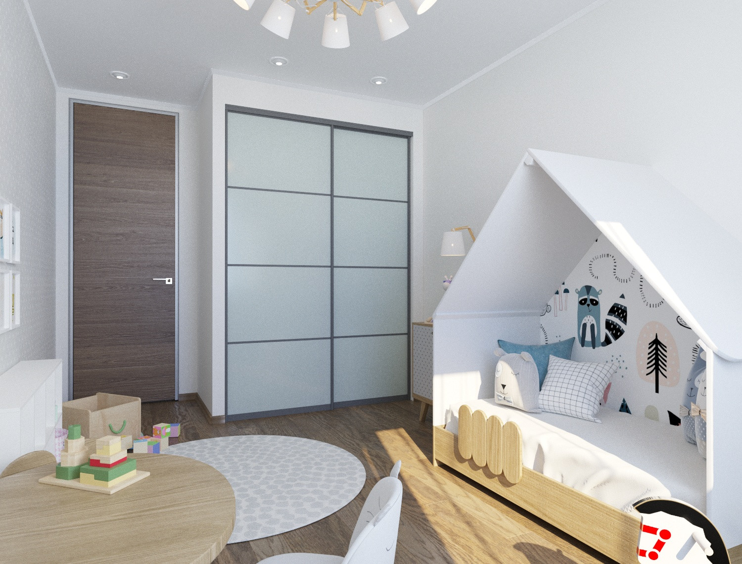 Современная квартира для молодожёнов