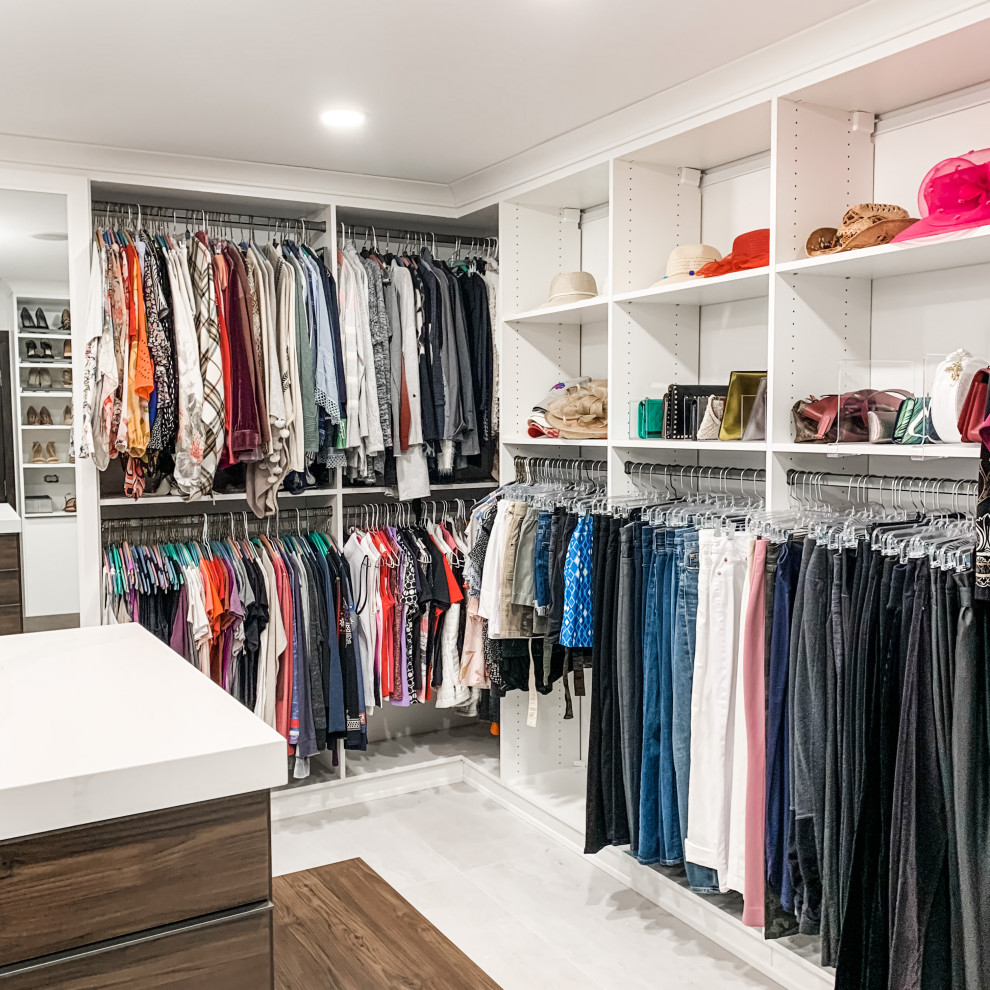 Organized Master Closet