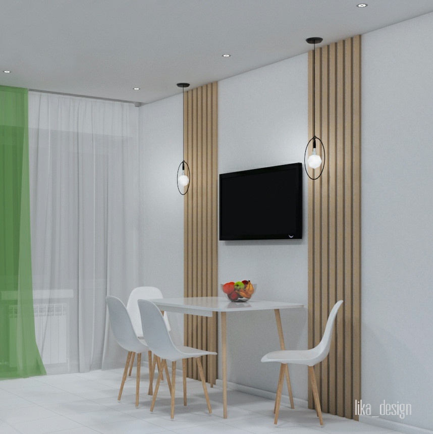 Светлая трёшка для семьи блогера-кондитера ЖК "Горизонт"