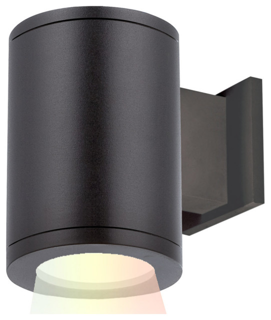 Tube Architectural 5" LED Color Changing WallLight Straight Narrow