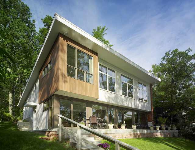 Mid Century Modern Lake House - Modern - Exterior - DC Metro - by ...