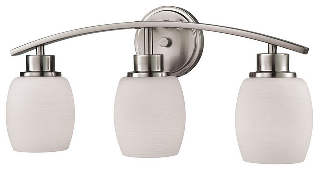 Thomas Lighting Casual Mission 3-Light For The Bath CN170312, Brushed Nickel