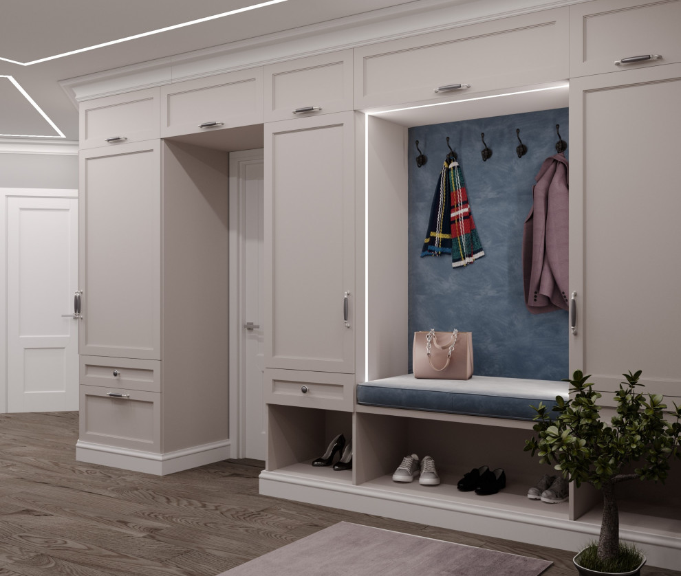 Дизайн-проект кухни, прихожей, гостиной