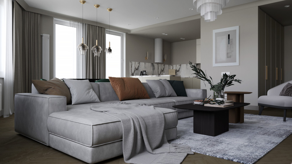 Интерьер квартиры 180 м2 г. Ярославль