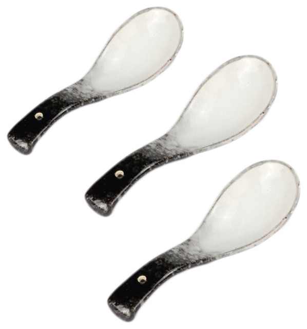 Japanese Soup Spoon Ceramic Glaze Tableware with Long Handle Flatware Cutlery Japanese Soup Spoon Ceramic Glaze Tableware with Long Handle Flatware Cutlery
