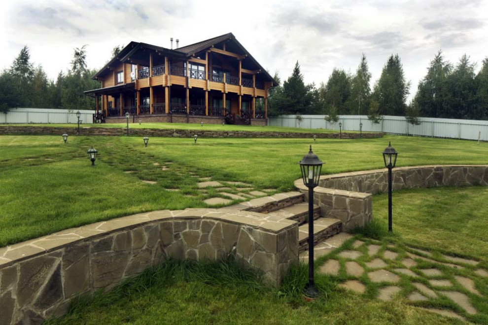 Дом из клееного бруса на р.Волге