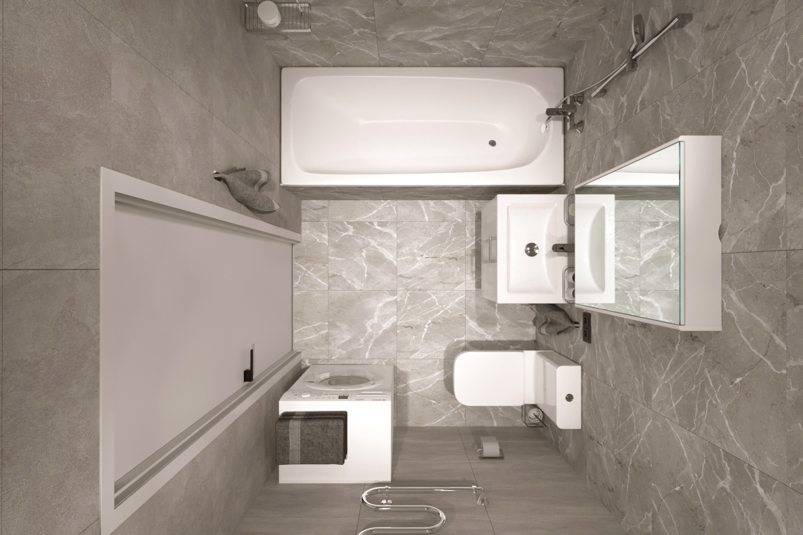 Типовой проект 1 бюджетного ремонта от застройщика.