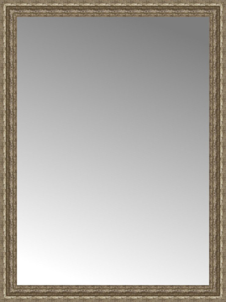 36"x48" Custom Framed Mirror Traditional Wall Mirrors by Posters