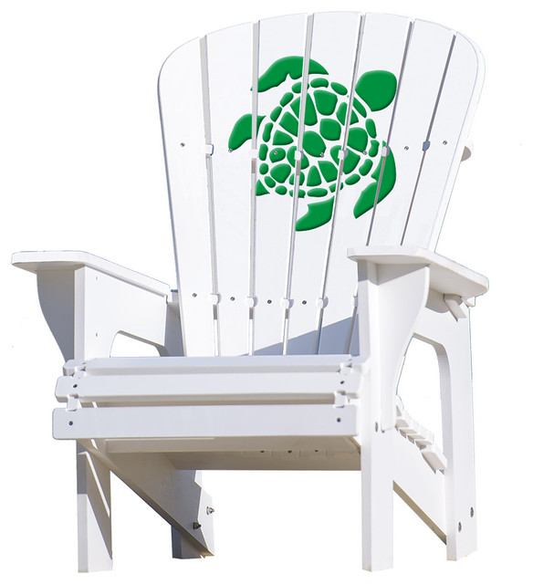 Adirondack Chair Green Sea Turtle Beach Style Adirondack
