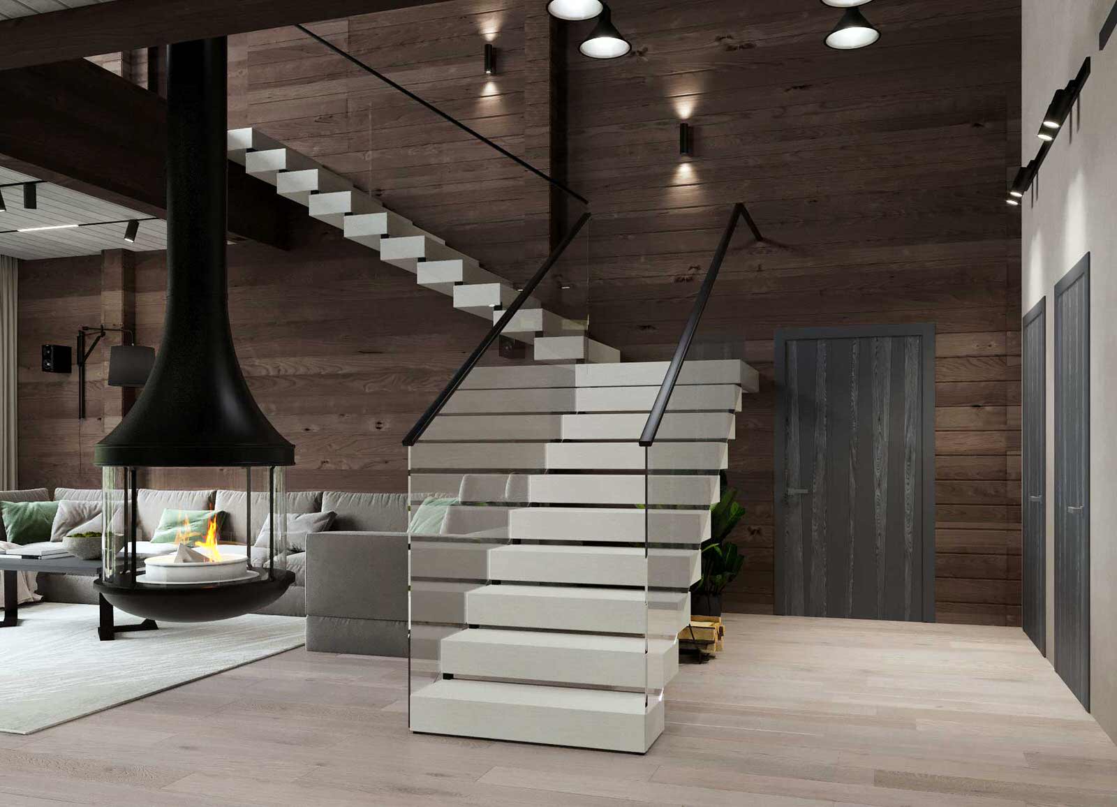 Коттедж из клееного бруса