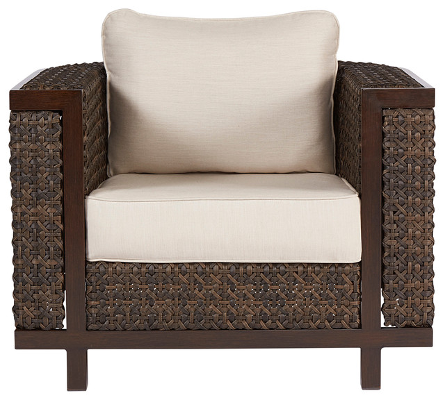 A.R.T. Home Furnishings Epicenters Outdoor Brentwood Wicker Club Chair