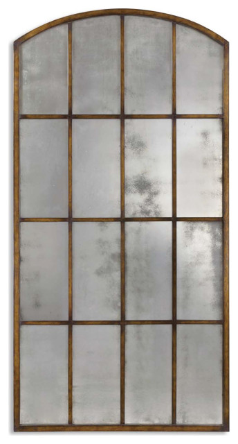 Uttermost Amiel Antique Large Arch Mirror Transitional Wall Mirrors By Hedgeapple - Amiel Arch Aged Brown Antiqued Mirror Uttermost Amiel Antique Large Arch Mirror Transitional Wall Mirrors By Hedgeapple - Amiel Arch Aged Brown Antiqued Mirror